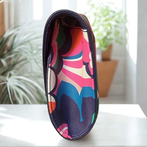 Trina Turk NWT Multicolor Floral Cloud Abstract Printed Tote Clutch 12.5x6x2 - Picture 3 of 9